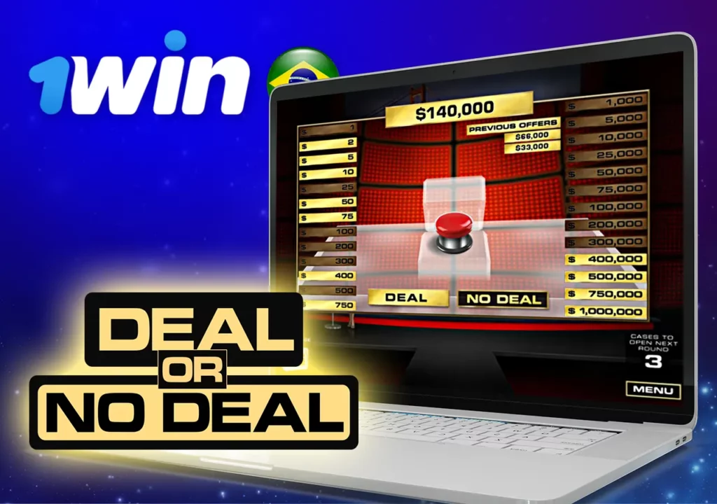 Um dos jogos de colisão mais populares no 1win Deal or no Deal