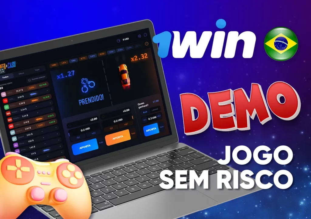 O modo de demonstração do jogo permite que você experimente todos os recursos do jogo sem perder dinheiro